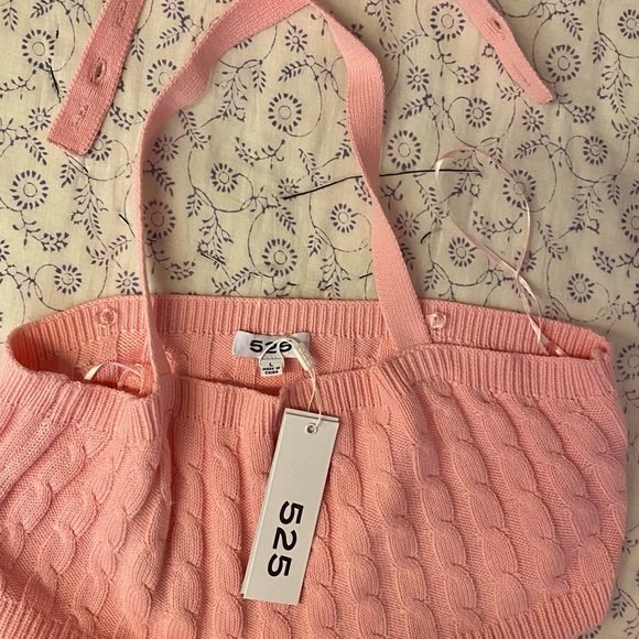 525 America | Cable Tiny Tank In Flamingo Pink - Picture 11 of 11